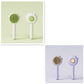 Green pet hair removal comb for grooming