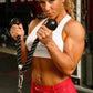 Gym cable attachment set with carabiners
