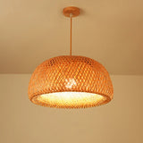 Hand Knitted Chinese Style Weaving Hanging Lamps  