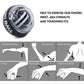 Hand grip and wrist training gyro ball