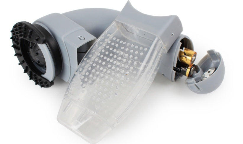Handheld pet hair remover vacuum brush with massage head
