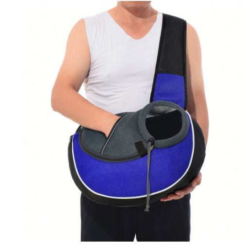 Hands free pet carrier bag for walking and travel