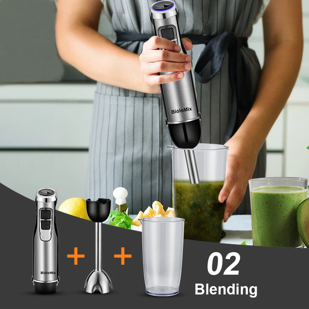 4 in 1 1200W immersion hand blender