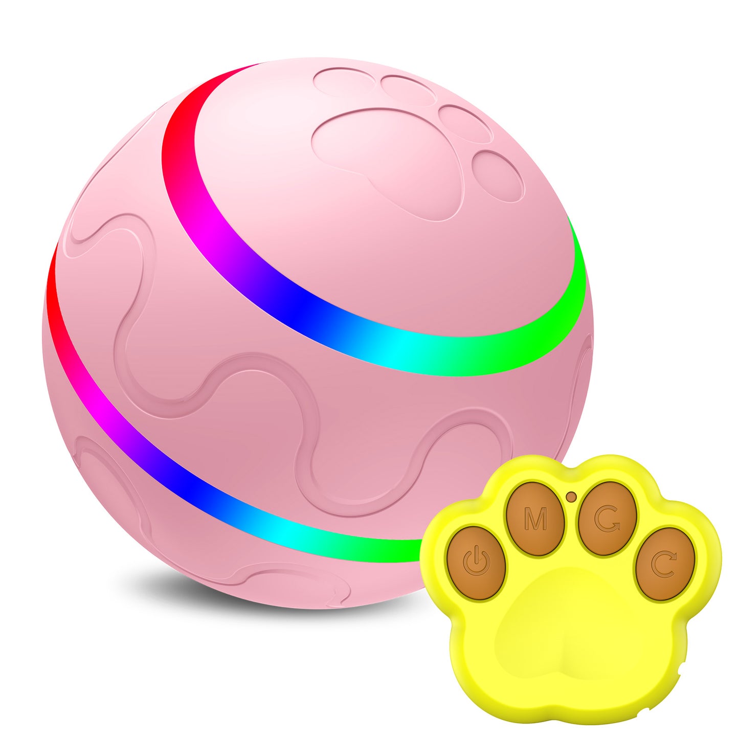 Indoor cat activity toy ball
