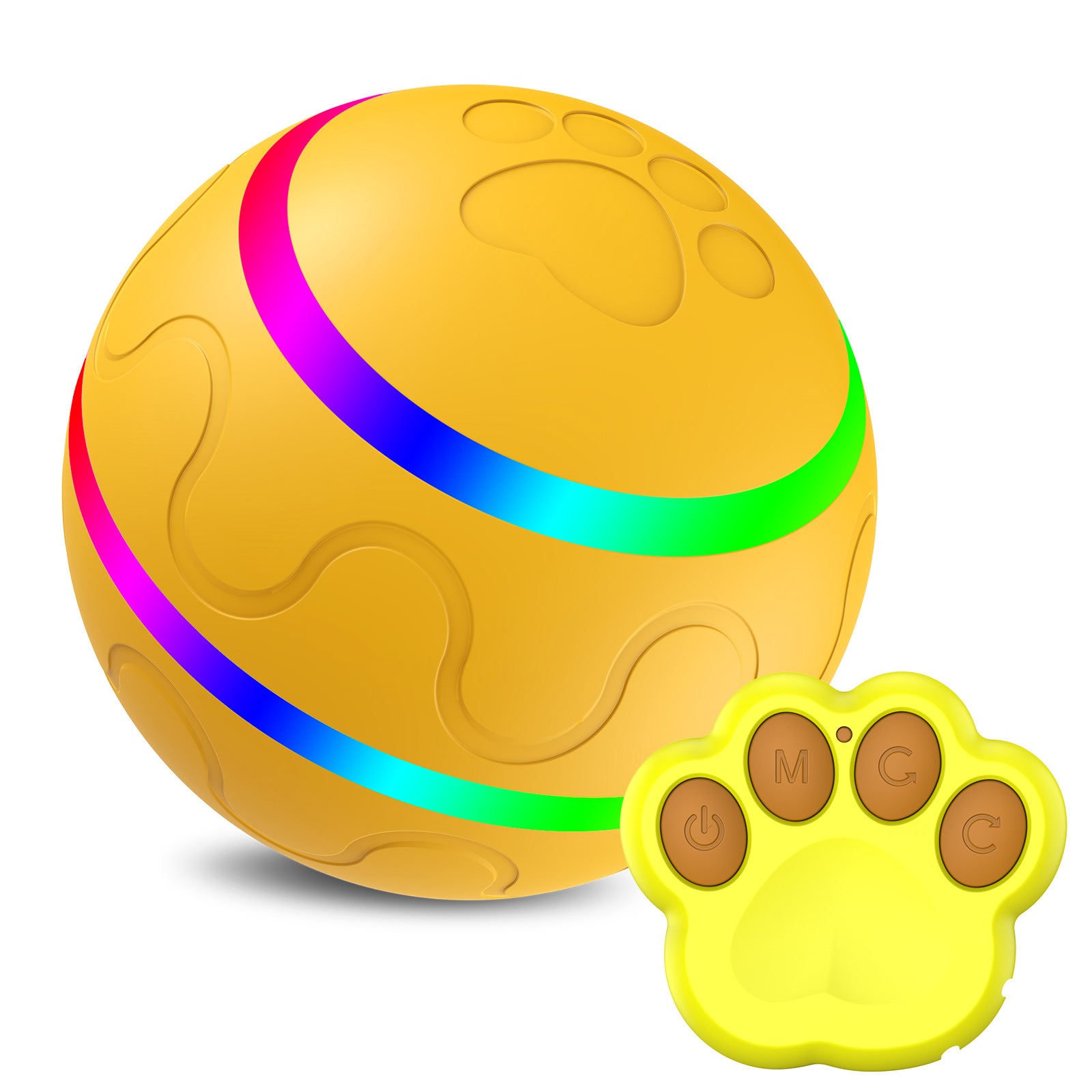 Interactive pet ball toy for cats