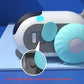 Interactive rolling cat toy with teaser