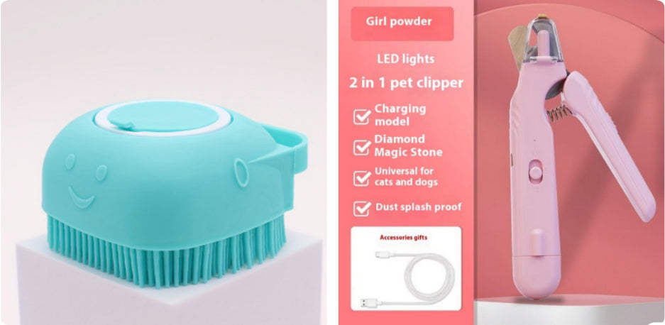 LED pet nail trimmer for dogs and cats