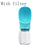 Leak resistant pet water bottle for outdoor use