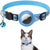 Lightweight nylon cat collar with safety breakaway buckle