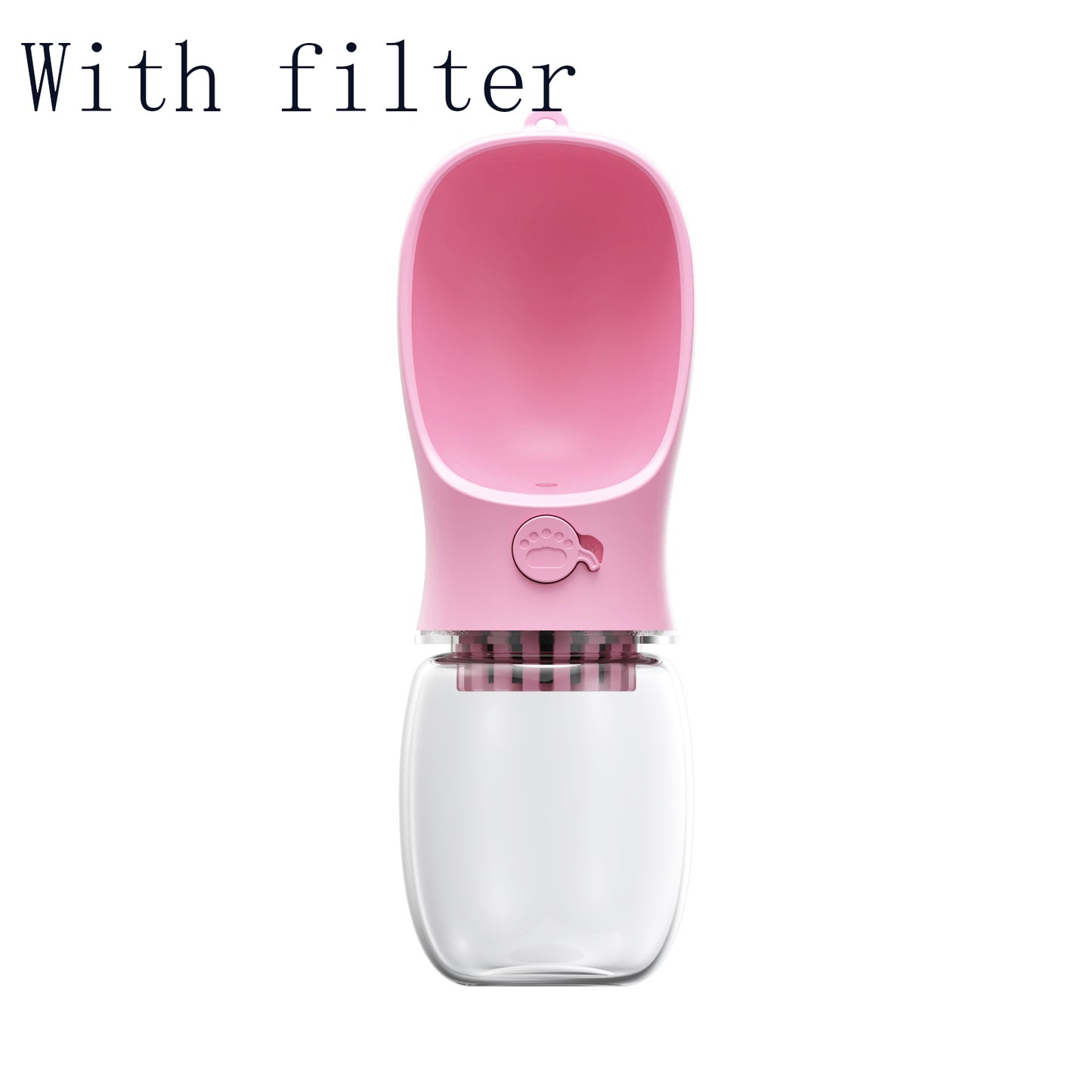 Lightweight pet drinking bottle for cats and dogs