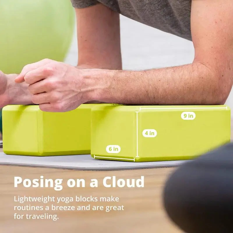 Lightweight yoga blocks for home workout