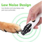 Low noise dog and cat nail trimmer
