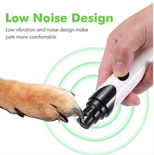 Low noise dog and cat nail trimmer
