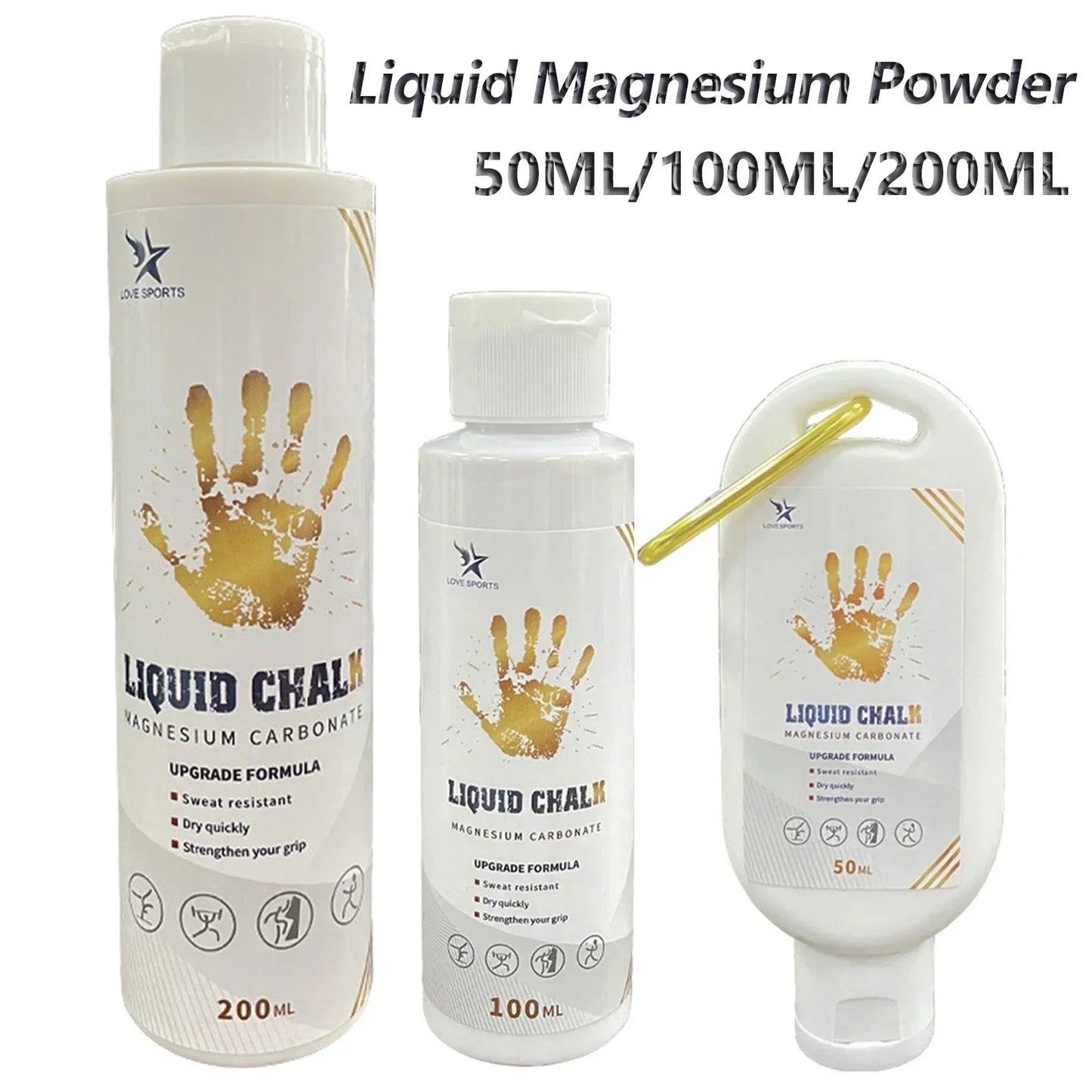 Magnesium powder liquid chalk for climbing