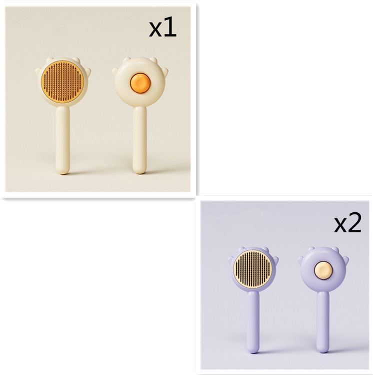 Massage grooming comb for long hair cats