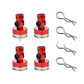Metal magnetic car decor accessory set with strong magnet for vehicle decoration