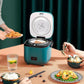 Mini 1.2L electric rice cooker for 1-2 people with non-stick inner pot and measuring cup