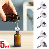 Mini Aluminum Funnel Kitchen Oil & Liquid Funnel Wide Mouth