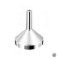 Mini aluminum funnel wide mouth kitchen oil and liquid funnel for small bottles