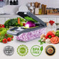 Multifunctional vegetable chopper food grater slicer dicer with stainless steel blades