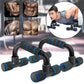 Non-slip H-shaped push up bars for home gym