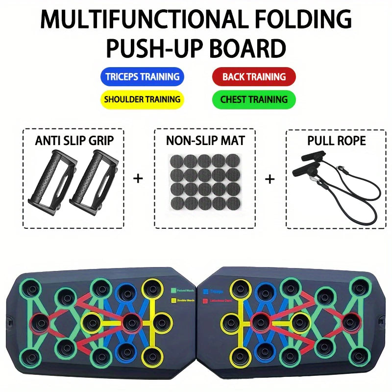 Non-slip push-up board handles for exercise