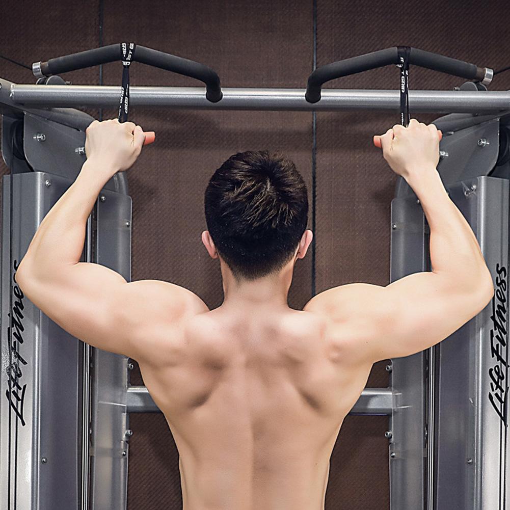 Non slip pull up grip handle for forearm training