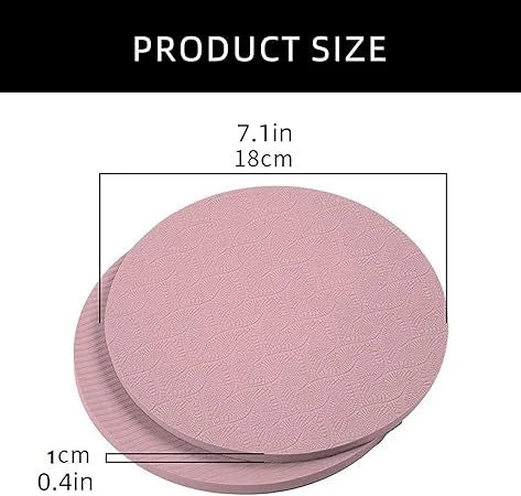 Non slip yoga knee pads for Pilates
