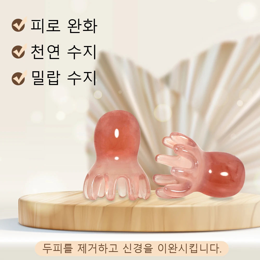 Octopus scalp massage comb for hair care