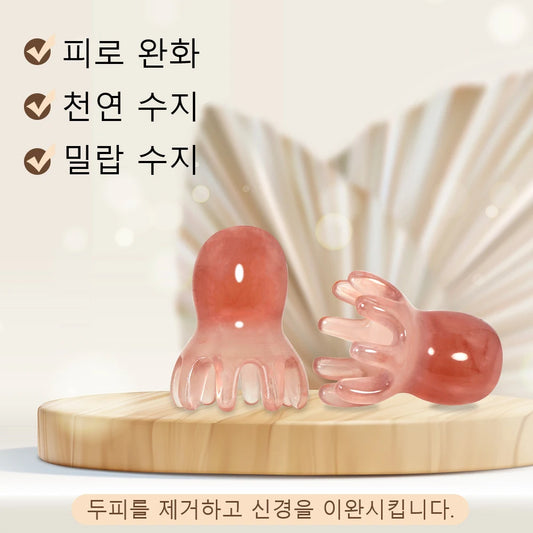 Octopus scalp massage comb for hair care