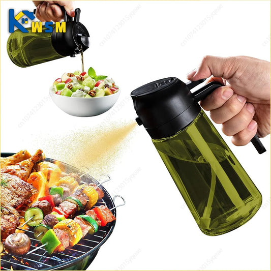 Olive Oil Dispenser Black Lightproof Oil Sprayer