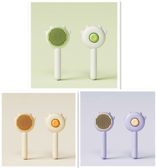 Pet comb brush for tangled fur and knots