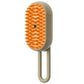 Pet hair removal brush for long-haired cats and small dogs
