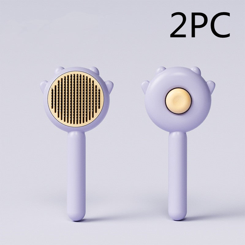Pet hair removal comb for daily grooming