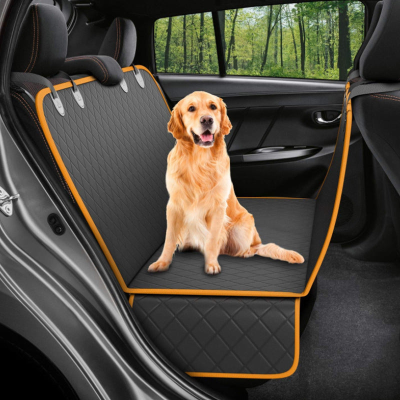 Pet hammock seat cover for medium and large dogs