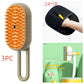 Pet massage comb with water spray for comfortable grooming