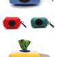 Pet waste bag dispenser for dog walks