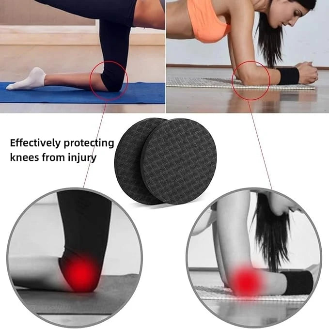Pilates knee guard round pads for exercise