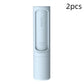 Pink pet hair remover brush for fabric cleaning
