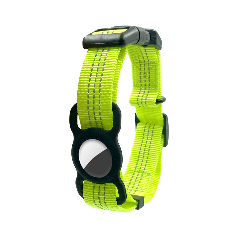 Polyester dog collar tracker sleeve for pets