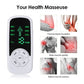 Portable EMS body massager with electrode pads