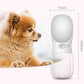 Portable cat and dog water bottle in multiple colors