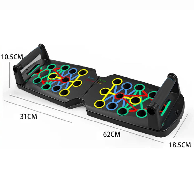 Portable multifunctional push-up board for strength training