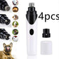 Portable pet nail grinder grooming accessory