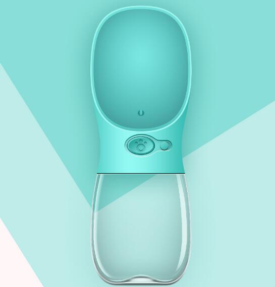 Portable puppy water bottle for hiking and walking