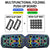 Portable push-up board set for chest and arm training
