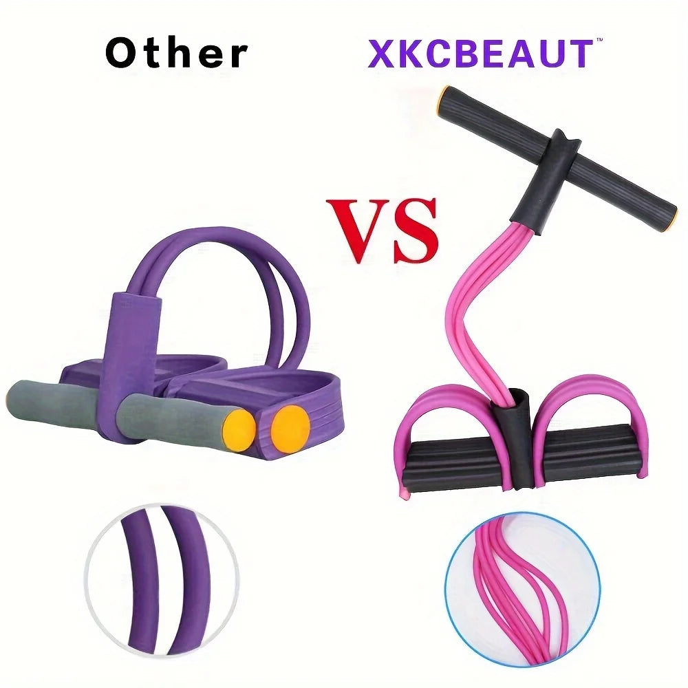 Portable yoga pull rope for Pilates and stretching