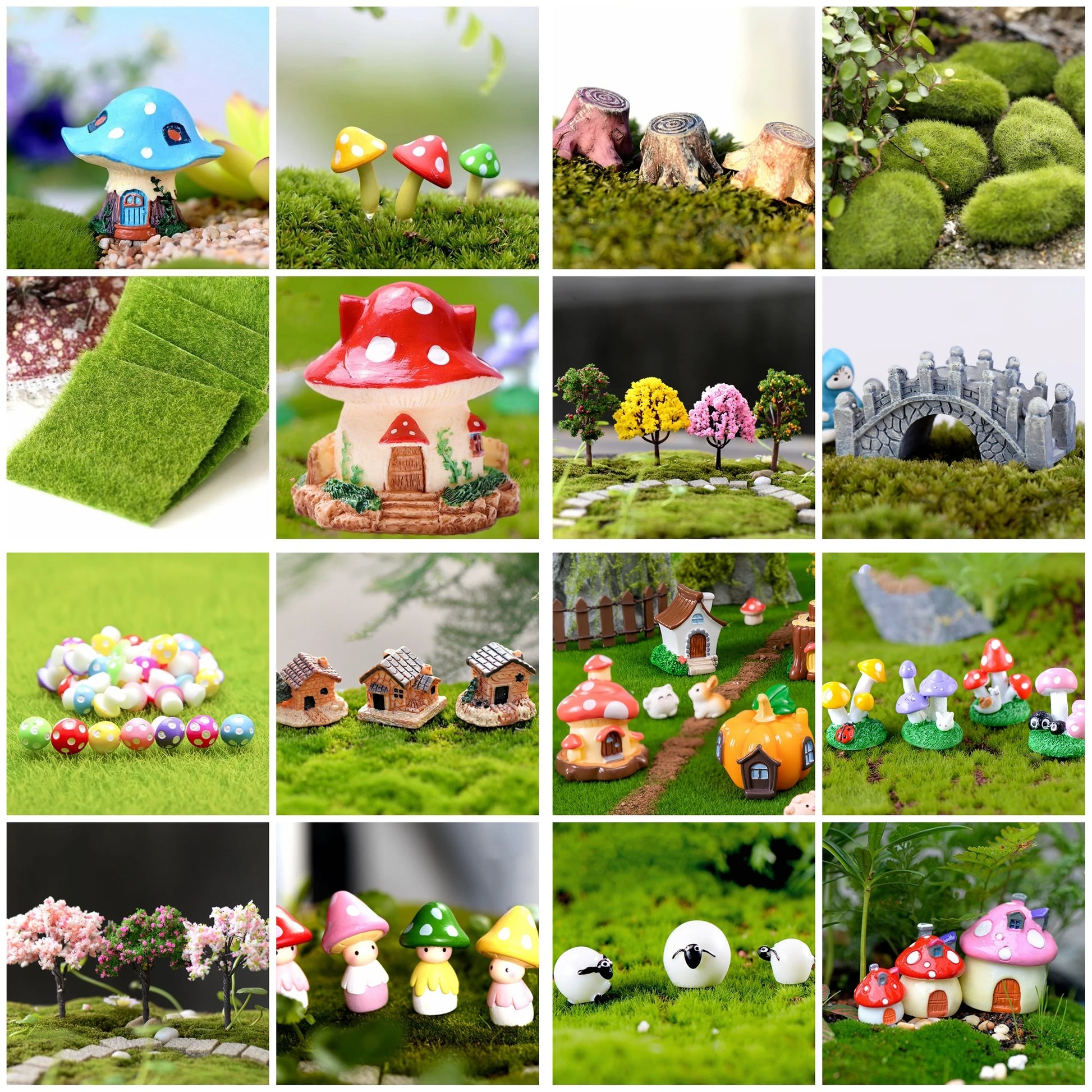 Pot Dollhouse Home Garden Craft  Decorations