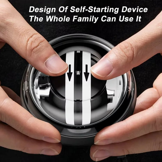 Power gyro ball wrist and forearm strengthener