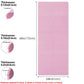 Purple yoga mat for fitness and stretching exercises